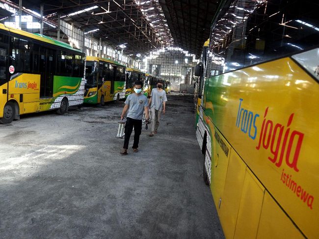 Pengumuman Lur, Bus Trans Jogja Berhenti Operasi Sementara