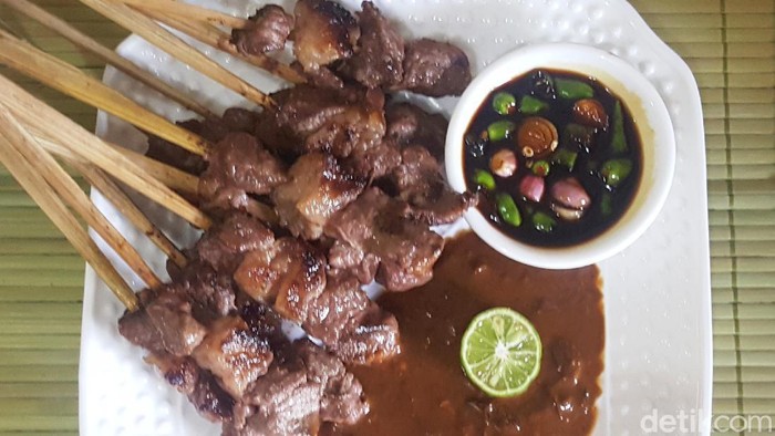 Resep Sate Sapi Bumbu Kacang.