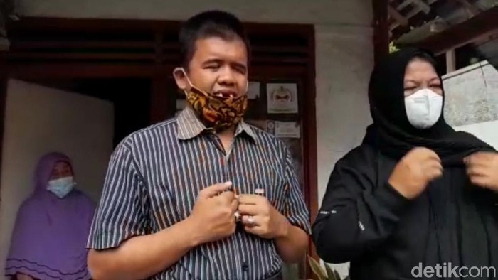 Ujang Ahmad Ruhyat, disabilitas netra asal banjar dipalak orang tidak dikenal.