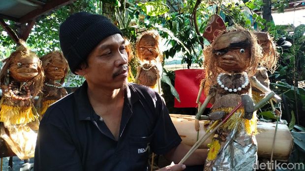Wayang buatan warga Majalengka