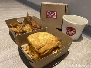 Count Three : Renyah Gurih Chicken Biscuit ala Southern Style Kekinian