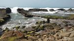 Eksotisme Batu Karang Pantai Karang Hawu Sukabumi