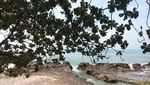 Eksotisme Batu Karang Pantai Karang Hawu Sukabumi