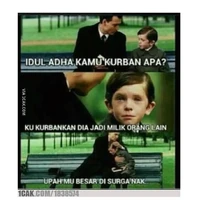 Kurbannya sungguh mulia nih. Ada yang mengalami nasib yang sama juga? Yang sabar ya, siapa tahu nanti diganti sama yang lebih baik. Foto: 1cak.com