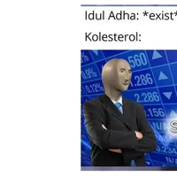 Sehabis Idul Adha siap-siap deh kolesterol dan berat badan jadi naik. Jadi jangan lupa tetap dikontrol ya makannya.. Foto: 1cak.com