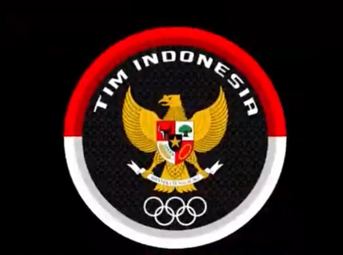 Logo Kontingen Indonesia di Olimpiade Tokyo 2020.