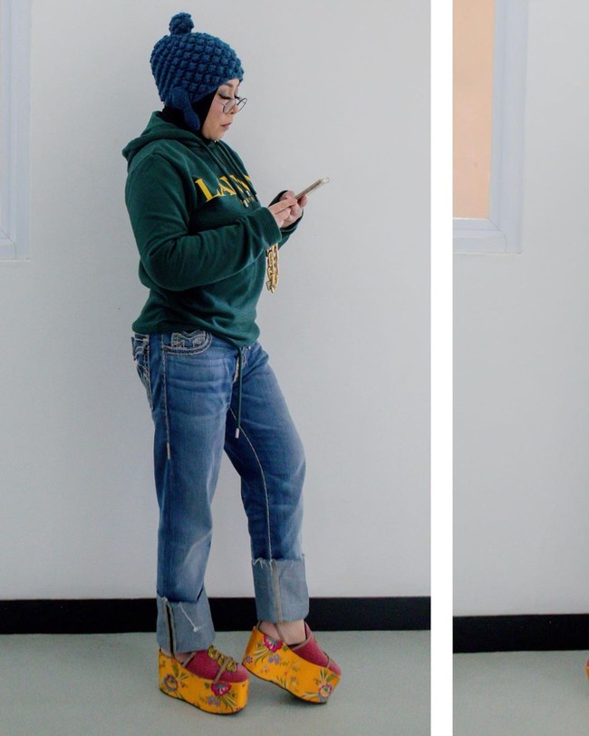 Untuk program diet yang lebih maksimal, pelantun Ada Apa dengan Cinta itu juga berolahraga. Dikatakan jika ia hanya latihan fisik dengan berjalan santai selama 30 menit yang tidak dilakukan setiap hari. Foto: Instagram melly_goeslaw