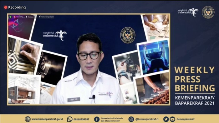 Menparekraf Sandiaga Uno