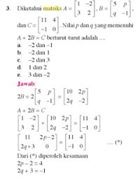 Pengertian Matriks Notasi Ordo Dan Transpose Lengkap - Riset