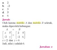 Pengertian Matriks, Notasi, Ordo, Dan Transpose Lengkap Soalnya