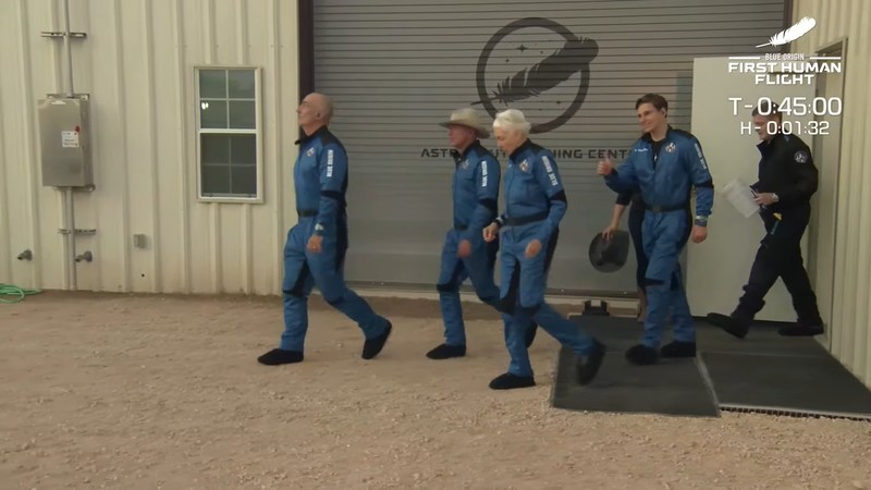 Blue Origin Bezos Flight