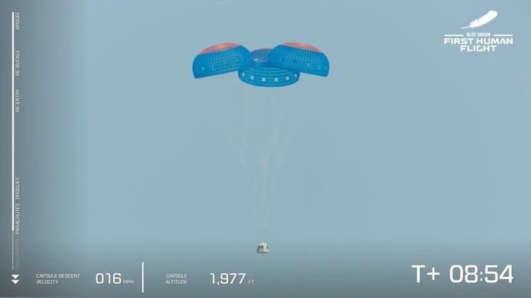 Blue Origin Bezos Flight Blue Origin Bezos Flight
