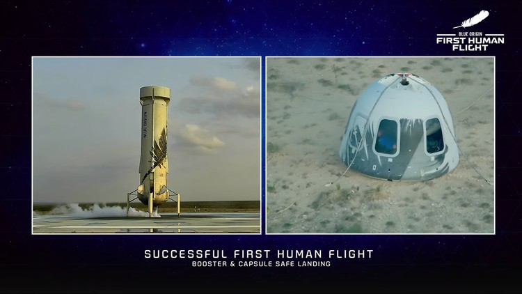 Blue Origin Bezos Flight Blue Origin Bezos Flight