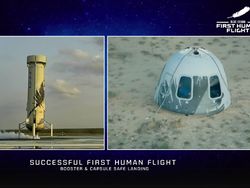 Momen Bersejarah Manusia Terkaya di Dunia Capai Luar Angkasa