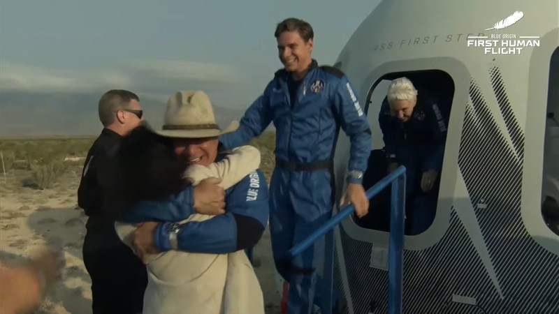 Blue Origin Bezos Flight