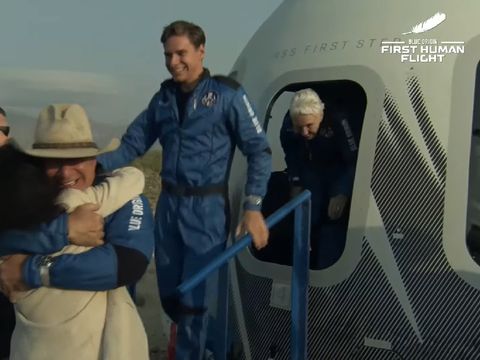 Blue Origin Bezos Flight