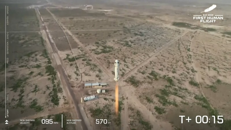 Blue Origin Bezos Flight