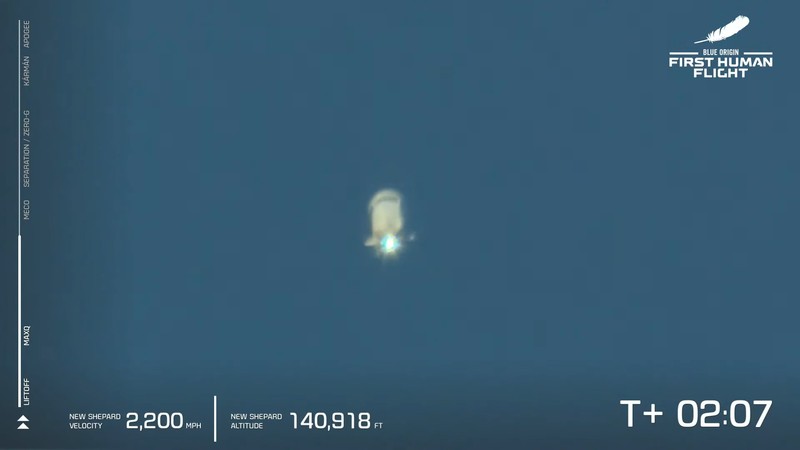 Blue Origin Bezos Flight
