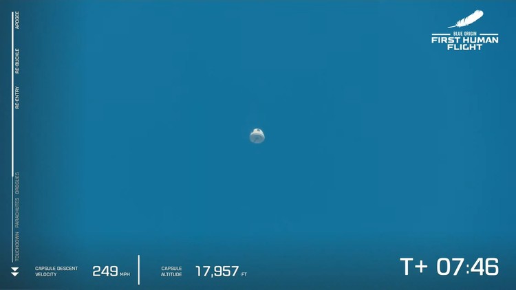 Blue Origin Bezos Flight Blue Origin Bezos Flight
