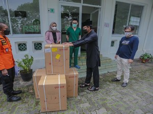 Satgas Kota Bogor Salurkan Bantuan 100 Oksigen Konsentrator ke RS