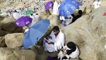 Potret Jemaah Haji saat Wukuf di Arafah