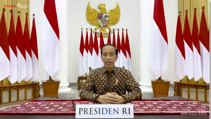 Presiden Jokowi  sampaikan perpanjangan PPKM darurat hingga 25 Juli