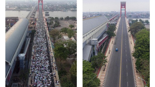 Potret Salat Idul Adha Sebelum dan Saat Corona Ngegas