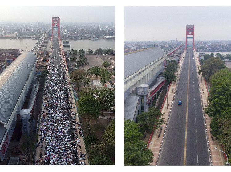 Potret Salat Idul Adha Sebelum dan Saat Corona Ngegas