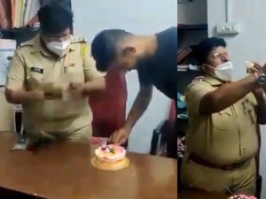 Suap-suapan Kue dengan Napi yang Ulang Tahun, Polisi Ini Diturunkan Pangkat