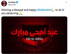 Barcelona, Liverpool, Sampai AC Milan Gaungkan Selamat Idul Adha