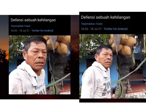 Viral seorang bapak yang menangis berpisah dengan sapi miliknya.