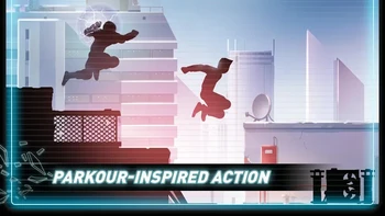 Vector menjadi game besutan Nekki yang layak diperhitungkan. Pasalnya, mereka menyisipkan olahraga parkour dengan keseruan mekanik dan animasi 3D yang memukau. Foto: (Google Play Store).