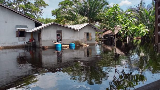 Banjir di Mempawah, Kalimantan Barat (dok. BNPB)