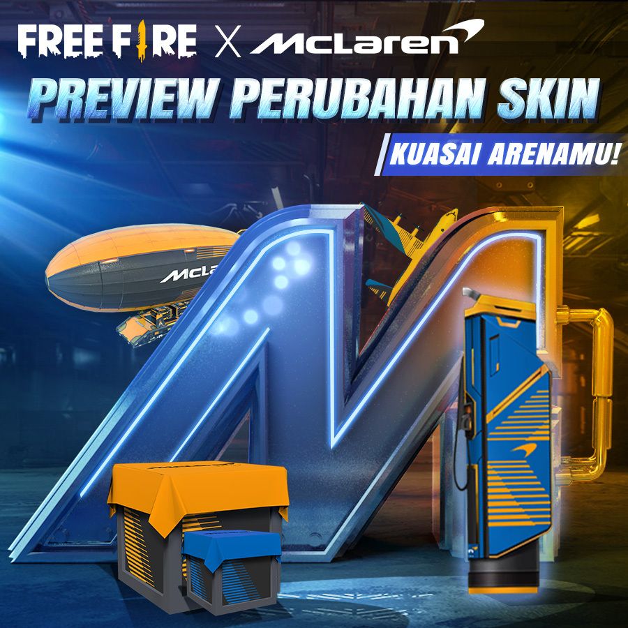 Dapatkan Bundle McLaren Racing Di Event Kolaborasi Free Fire x McLaren