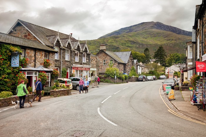 Desa Beddgelert di Wales Desa Beddgelert di Wales