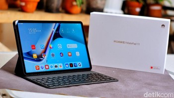 Kira-kira berapa harga Huawei MatePad 11 ketika dijual resmi di Indonesia? Foto: Adi Fida Rahman/detikINET