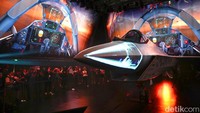  Pesawat terbaru Rusia itu disebut-sebut sebagai pesaing pesawat tempur siluman F-35 Amerika Serikat. AP Photo/Alexander Zemlianichenko.