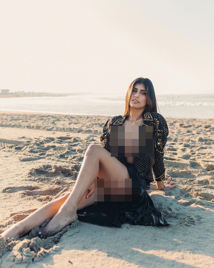 Liburannya Mia Khalifa sebelum putus