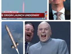 Roket Jeff Bezos Ditertawakan Mirip Kemaluan