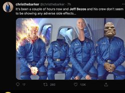 Roket Jeff Bezos Ditertawakan Mirip Kemaluan