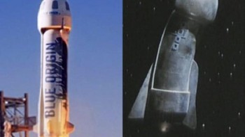 Roket New Shepard mirip roket 1070-an. Foto: via Twitter @Charly923407591