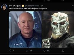 Roket Jeff Bezos Ditertawakan Mirip Kemaluan