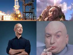 Roket Jeff Bezos Ditertawakan Mirip Kemaluan