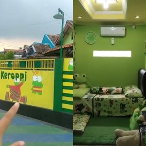 Viral Video Rumah Unik Serba Kero Keroppi di Banten, Dikira Sekolah TK Viral Video Rumah Unik Serba Kero Keroppi di Banten, Dikira Sekolah TK