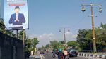 Baliho Tokoh Partai Mejeng di Klaten saat PPKM Darurat