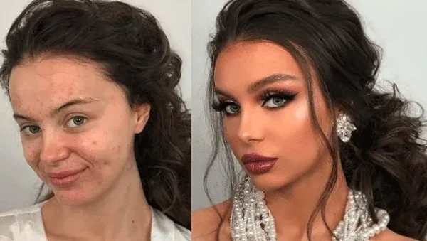 8 Foto Before After Make up Pengantin yang Bikin Kamu Shock