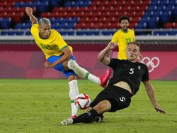 Hasil Sepakbola Olimpiade Tokyo 2020: Richarlison 3 Gol, Brasil Sikat Jerman