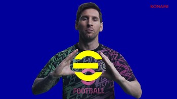eFootball memakai Lionel Messi sebagai ikon-nya (Konami)