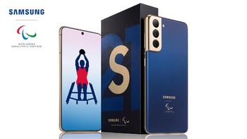 Samsung pun menghadirkan Galaxy S21 edisi Paralympik Tokyo. Foto: dok Samsung