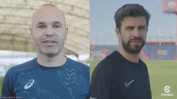 Di game eFootball, kamu tetap akan bisa memainkan banyak pemain sepakbola idola seperti saat di PES. Foto: (Konami)